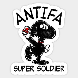 ANTIFA SOUPER SOLDIER Sticker